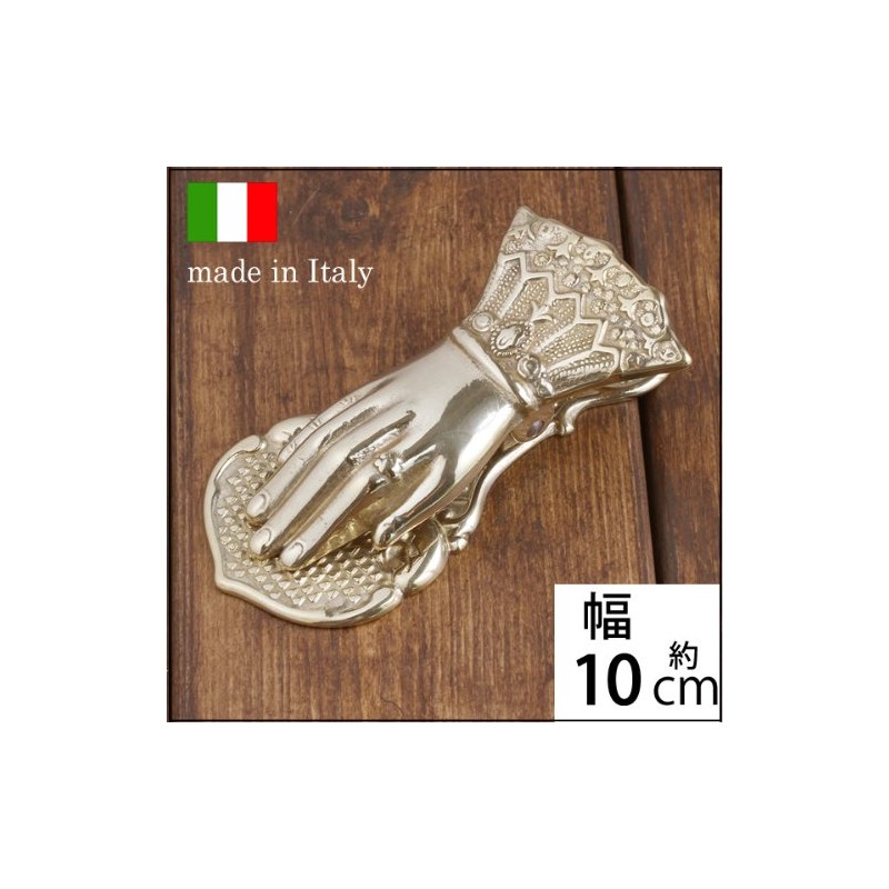 Made in Italy Brass Fine Paper Clip Hand