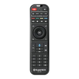 Original Super Box RC-200 Remote Control with Voice Command and Bluetooth for S6 Max, S6 Ultra, S5 Max, S5 Pro, Elite Pro+, Elite Ultra