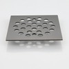 Square 4-1/4 Inch Screw-in Floor Drain Cover Replacement Stainless Steel