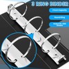 Henoyso 6 Pcs 2 Inch Mini 3 Ring Binders with