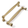 khtumeware 2 Pack 6-1/4 Inch(160mm) Champagne Bronze Cabinet Pulls, Champagne