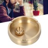Brass Ashtray Handcrafted Modern Stylish Style Easy Cleaning Portable Decorative