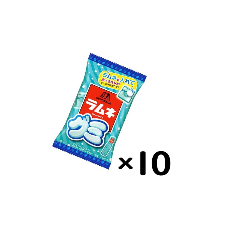 Morinaga Seika Lamb Negumi 6 Tablets x 10 Pieces