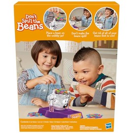 Hasbro Gaming Don't Spill The Beans Juego para niños, Juego de Equilibrio fácil y Divertido para niños de 3 años en adelante, Juegos preescolares para 2 Jugadores, Juegos de Mesa para niños