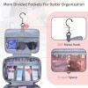 Boyatu Travel Toiletry Hanging Makeup Portable Cosmetic Bag: Large Capacity