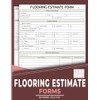 Flooring Estimate Forms: Contractor Job Estimating Book | Installation &