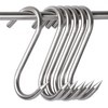 HONSHEN 12mm Heavy Duty Meat Hooks,8 inch Stainless Steel S-Hooks
