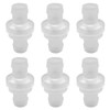 BesNPT 1/2" Barb Hose Inline Check Valve Ozone Resistance PVDF