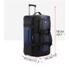 Large Rolling Duffel Bag with Wheels, 130L Expandable Weekend Travel