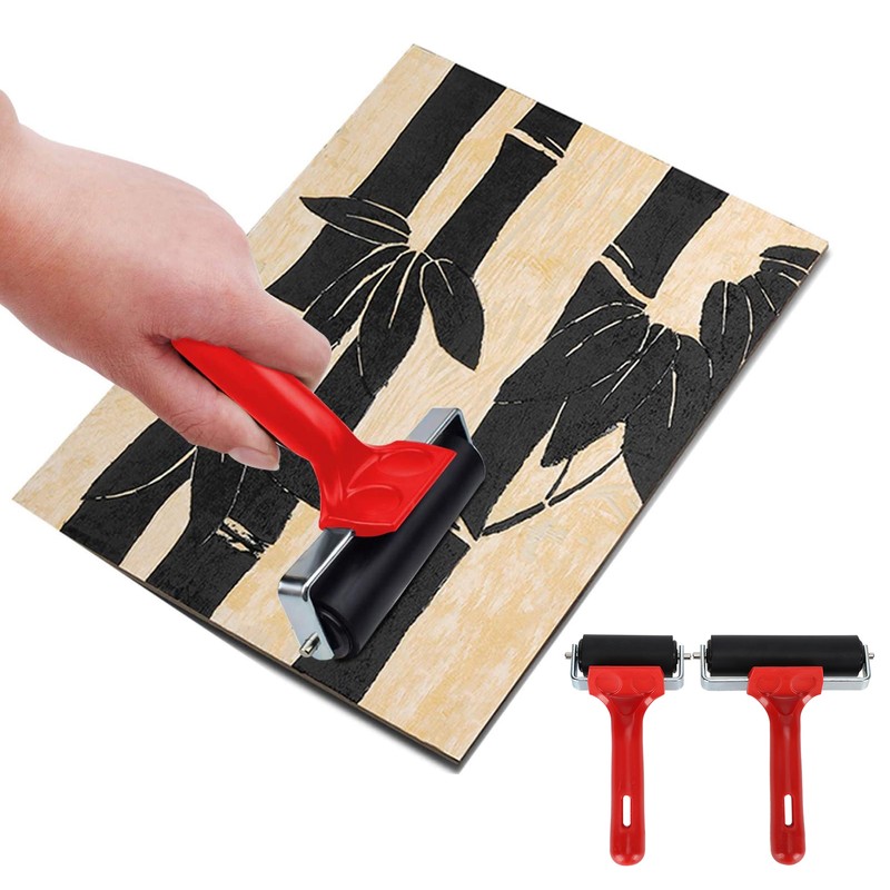 Diamond Painting Roller Rubber Brayer Printmaking Inking Gluing Application Art