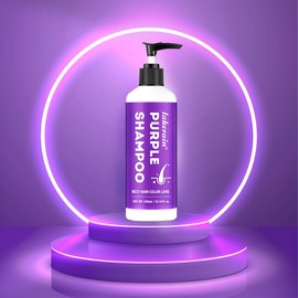 Purple Shampoo Hair Colour Care, 300ml, Tones and Smooths Blonde Hair