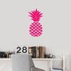 NBFU Pineapple Fruits Art 4 (Pink) (Set Of 2) Premium