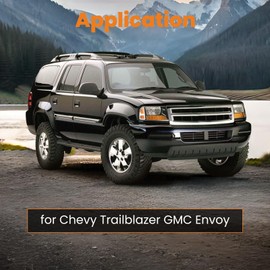 maXpeedingrods Welded-on Rear Upper Trailing Arm Mount Repair Kit for Chevy Trailblazer GMC Envoy