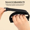 Universal Adaptive Utensil Strap Holder, Adjustable Wrist Cuff for Weak