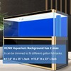 XCNO Blue Black Aquarium Background Poster Fish Tank Background Wallpaper