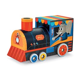 Crocodile Creek – Locomotive Train – 24-piece Puzzle & Vehicle Play Set