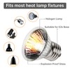 REPTI HOME Reptile Heat Lamp, UVA UVB Heat Lamp Bulbs,