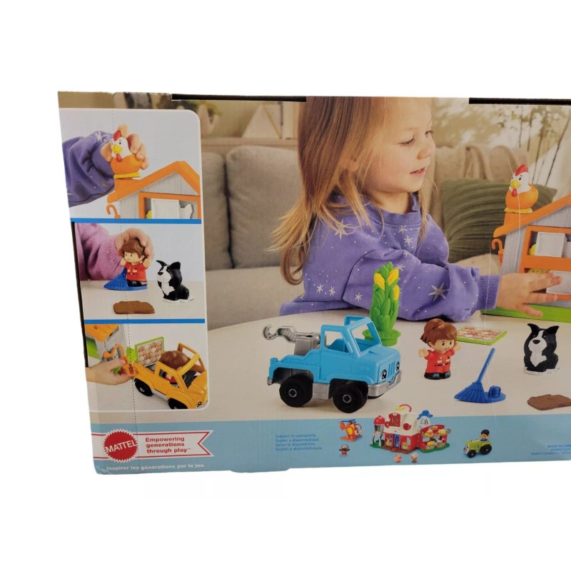 Fisher-Price Little people Hard at Work Gift Set New