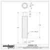 Replacement Weight Jack Bolts, Coarse Thread, 1 Inch Bolt Diameter