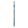 Bic Corporation Round Stic Ballpoint Stick Pen Blue Ink, Fine,