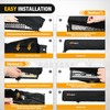 Nilight LED Light Bar Cover 52 Inches Black Nylon Protective
