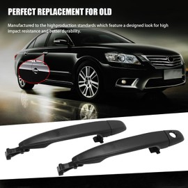 KASturrboo 4 Pack Exterior Outside Door Handle Set for 2003-2009 4Runner, 2007-2011 Camry, 2005-2015 Tacoma, 2005-2012 Avalon, GX470 RX330 RX350 RX400h, 69211-AE010 69217-AE010