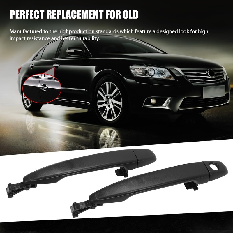 KASturrboo 4 Pack Exterior Outside Door Handle Set for 2003-2009