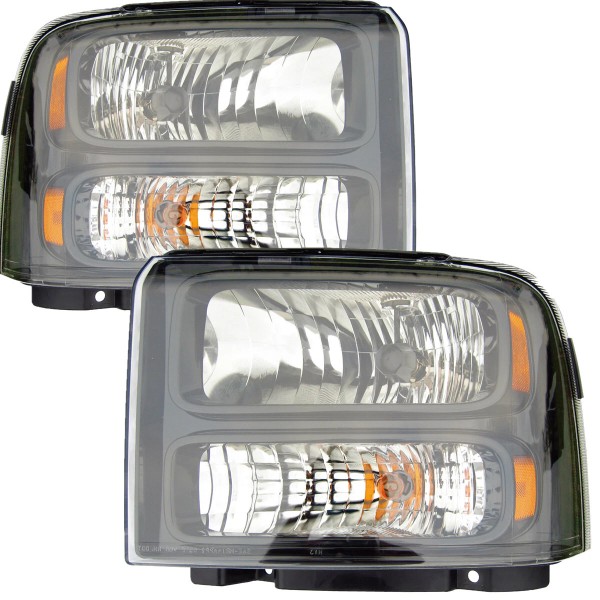 jpautowholesale For 2005-2007 Ford F250 F350 F450 F550 Headlight Halogen