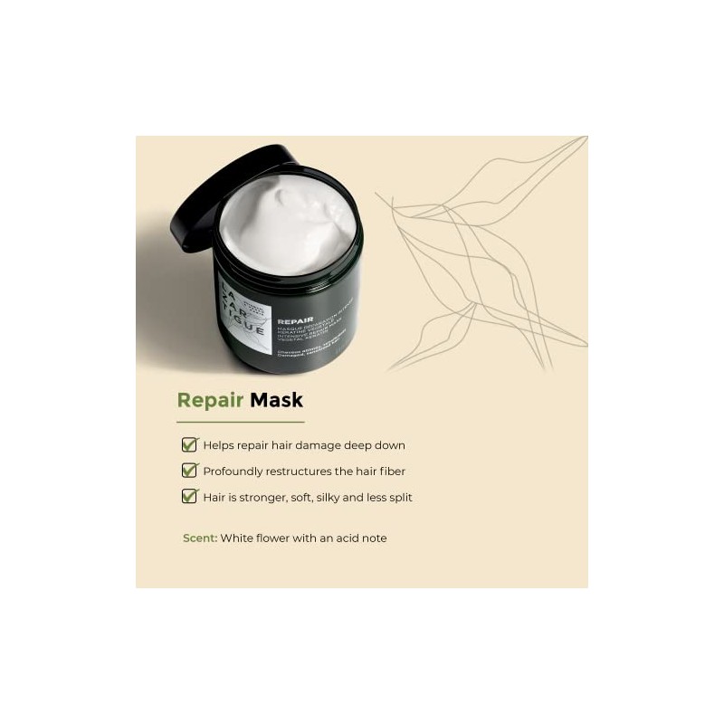 Lazal Teague Intensive Repair Mask, 8.5 fl oz (250 ml),