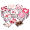 50PCS Valentine Foil Containers with Lid, Valentine Leftover Containers Valentine's