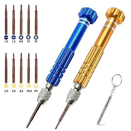 EAINAM - Juego de destornilladores multifuncionales 13 en 1 para anteojos, anteojos, anteojos de sol, reloj, laptop, joyería, reparación electrónica