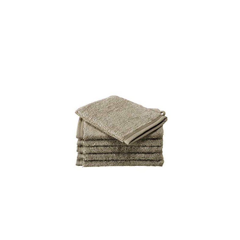 De Witte Lietaer Contessa Luxe Cotton Wash Cloth, Taupe, 16