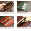 Avies Vintage Wax Leather, Genuine Leather, Long Wallet, Made in