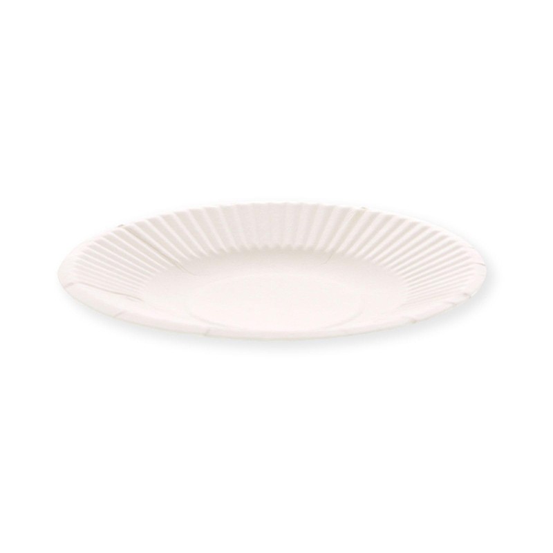 HEIKO 004501020 Paper Plates, 3.9 inches (10 cm), White, Pack