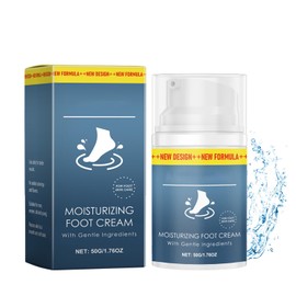 Fußcreme Trockene Füße, Schrundensalbe Füße mit Allantoin, Fußpflege Creme gegen Rissige Fersen & Hornhaut, Feuchtigkeitsspendende Foot Creme für Sehr Trockene Füsse, Einfache Bedienung