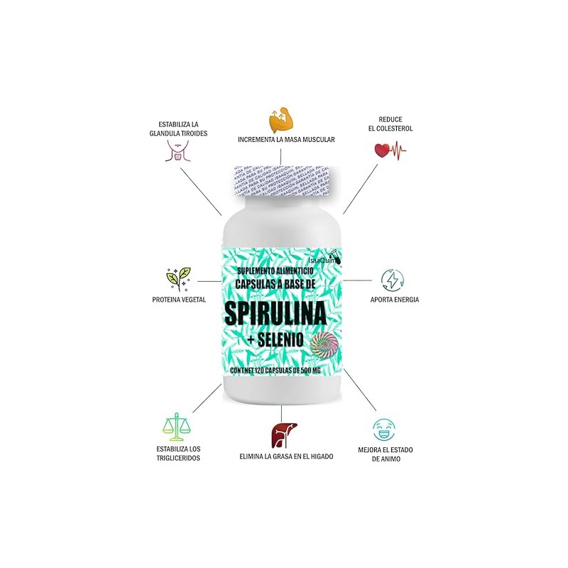 Spirulina y Selenio capsulas