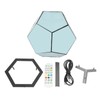 Acogedor Dodecahedron Light, USB 3D Cube Light, LED Desk Table