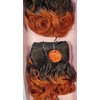 2 x short 100% human weave hair S big curl