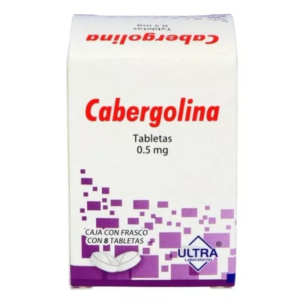 Ultra Cabergolina 0.5 Mg Con 8 Tabletas