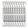 TooTaci 10 Pack Turnbuckle Hook and Hook, 304 Stainless Steel