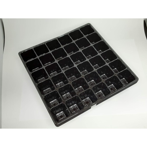 Nichiei Sangyo Connecting Pot, 10 Pieces, 36 Holes, Black