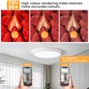 queffigle 30cm LED Ceiling Light Bathroom 28W 3125lm 180W Equivalent
