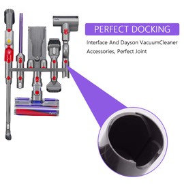 ilovelife Docking Station Accessory Holder Attachments Organizer Compatible with Dyson V7 V8 V10 V11 Cordless Stick Vacuum Cleaner,No More Messy Tools,No Drilling Required