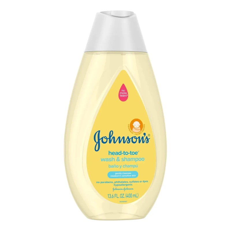 Gel De Baño Y Champú Johnson's Baby De Cabeza A