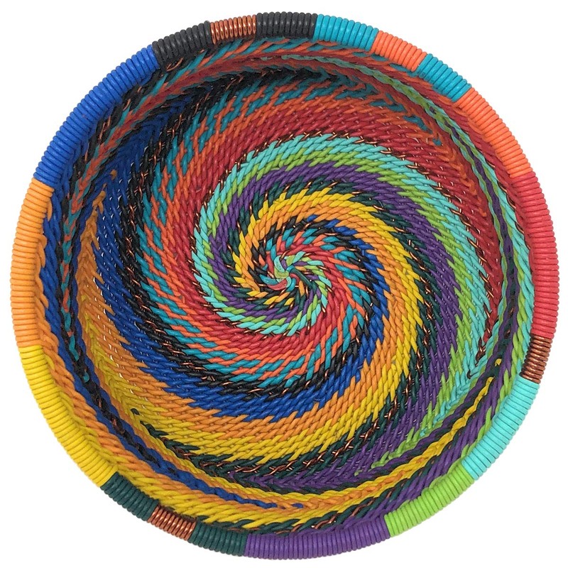 Bridge for Africa Fair Trade Zulu Telephone Wire 3.5-inch Catch-All