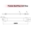 Nylon Premium Quad Wrap Suspension Limit Strap,Shock Suspension Travel Webbing