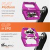 IMPALAPRO - Dual Function Bicycle Flat Pedals and SPD Pedals