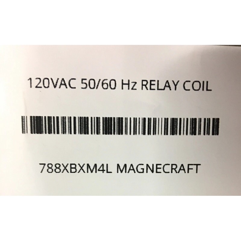 Magnecraft 788XBXM4L MAGNECRAFT 120VAC 50/60 Hz RELAY COIL