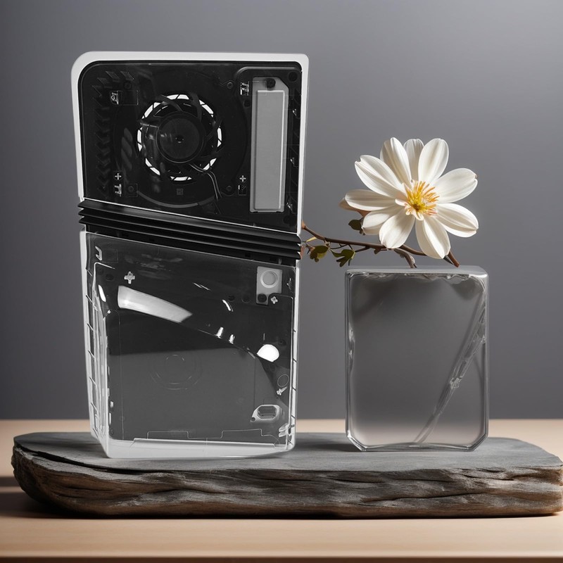 PS5Pro Disc Drive Version/Digital Replacement Panel, ABS Material, Minimalist Style,