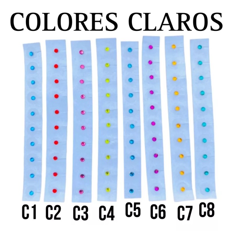 Mex Home Balines Con Piedra Swarovsky Auriculoterapia 100 Piezas